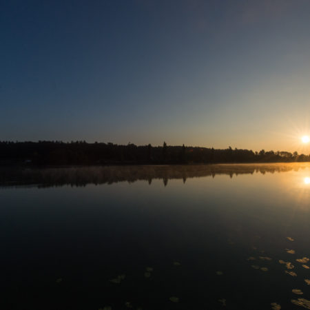Sonnenaufgang am Moossee